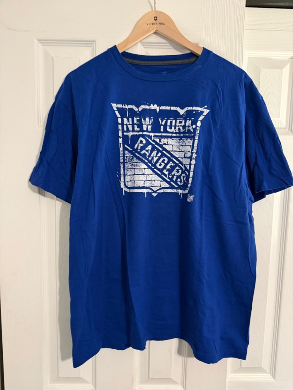Fanatics Blue New York Rangers Graphic Tee